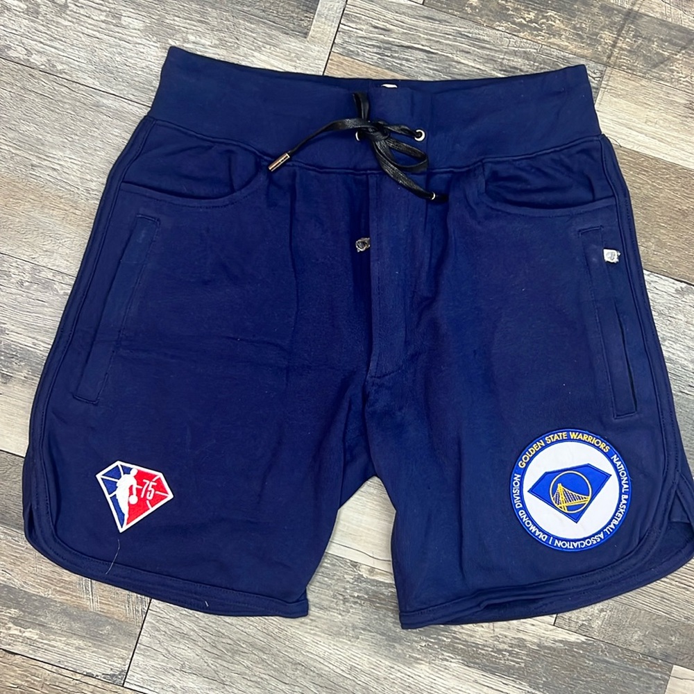 Diamond Supply Co. SweatShorts blue six pockets unisex 🆕 Golden State Warriors